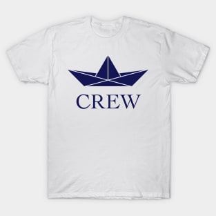 Crew (Crew Complement / Paper Boat / Paper Ship / Navy) T-Shirt